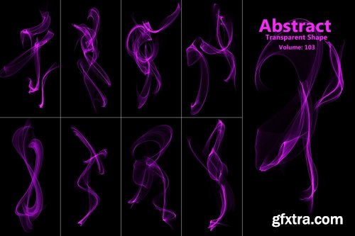 CreativeMarket - Abstract Motion Brush and PNG Bundle 5284065