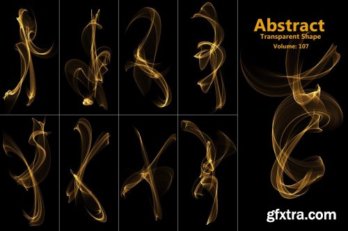 CreativeMarket - Abstract Motion Brush and PNG Bundle 5284065