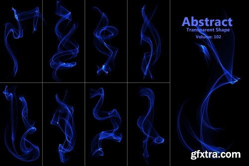 CreativeMarket - Abstract Motion Brush and PNG Bundle 5284065