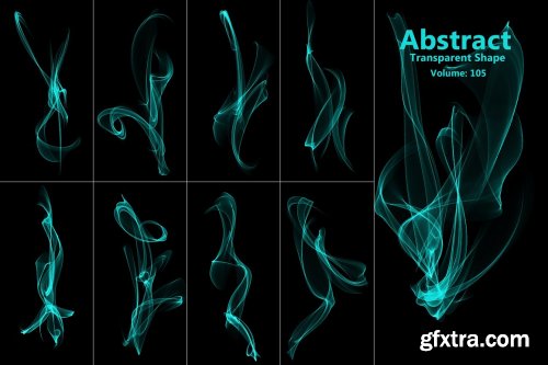 CreativeMarket - Abstract Motion Brush and PNG Bundle 5284065