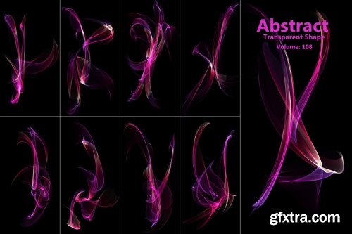 CreativeMarket - Abstract Motion Brush and PNG Bundle 5284065