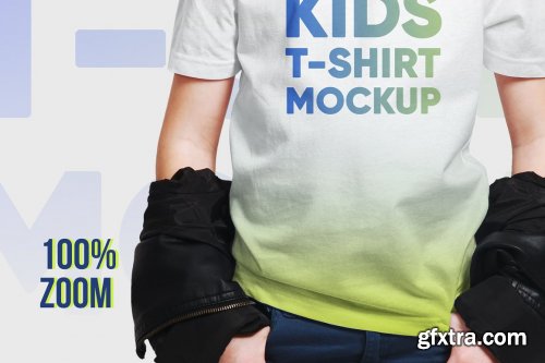 CreativeMarket - Kids Boy T-Shirt Mockups Vol2 Part-2 5336717