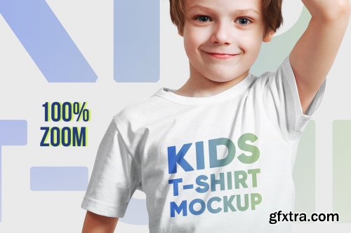 CreativeMarket - Mixed Kids T-Shirt Mockups 5336756