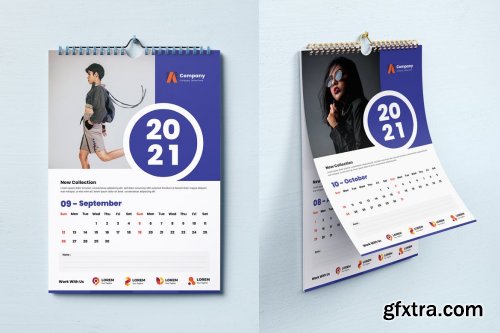 Fashion Product Wall Calendar Design 2021