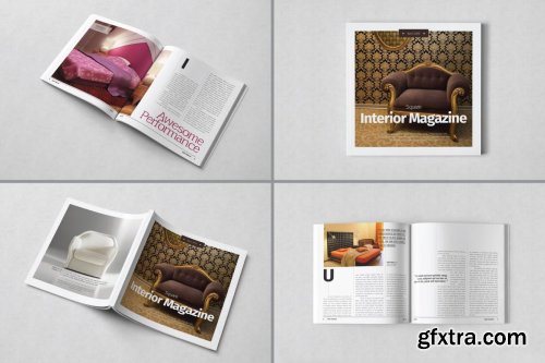 Square Magazine Template