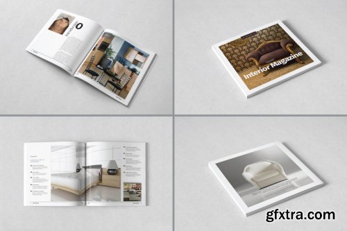 Square Magazine Template