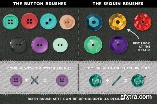 CreativeMarket - Stitch Craft - Brushes & Styles 5489909