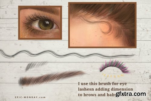 CreativeMarket - Procreate Realistic Portrait Brushes 5490552