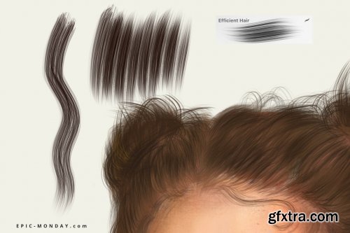 CreativeMarket - Procreate Realistic Portrait Brushes 5490552