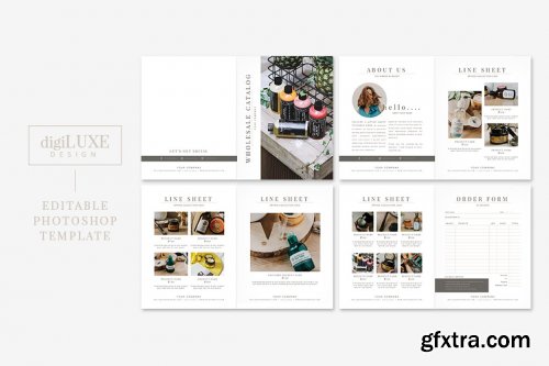 CreativeMarket - Wholesale Catalog Template 4642312