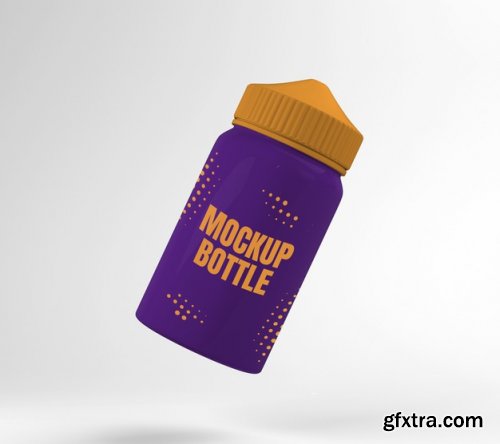 Vape liquid bottle mockup