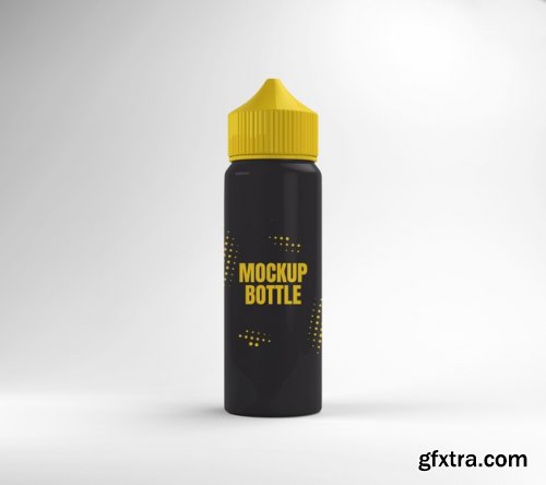 Vape liquid bottle mockup