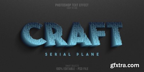 3d text style effect template