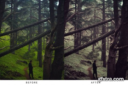 CreativeMarket - 10 Dark Moody Lightroom Presets 5516123