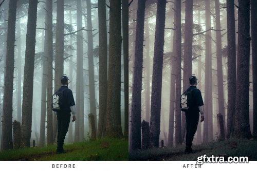 CreativeMarket - 10 Dark Moody Lightroom Presets 5516123