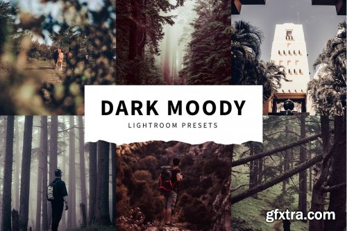 CreativeMarket - 10 Dark Moody Lightroom Presets 5516123