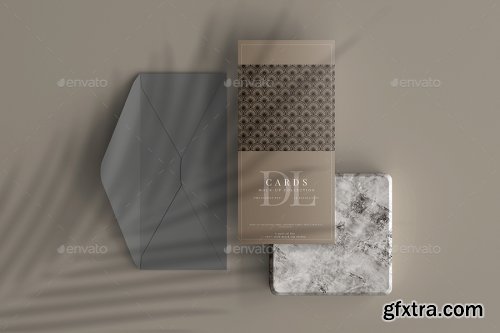 GraphicRiver - DL Card Mockups 29304546