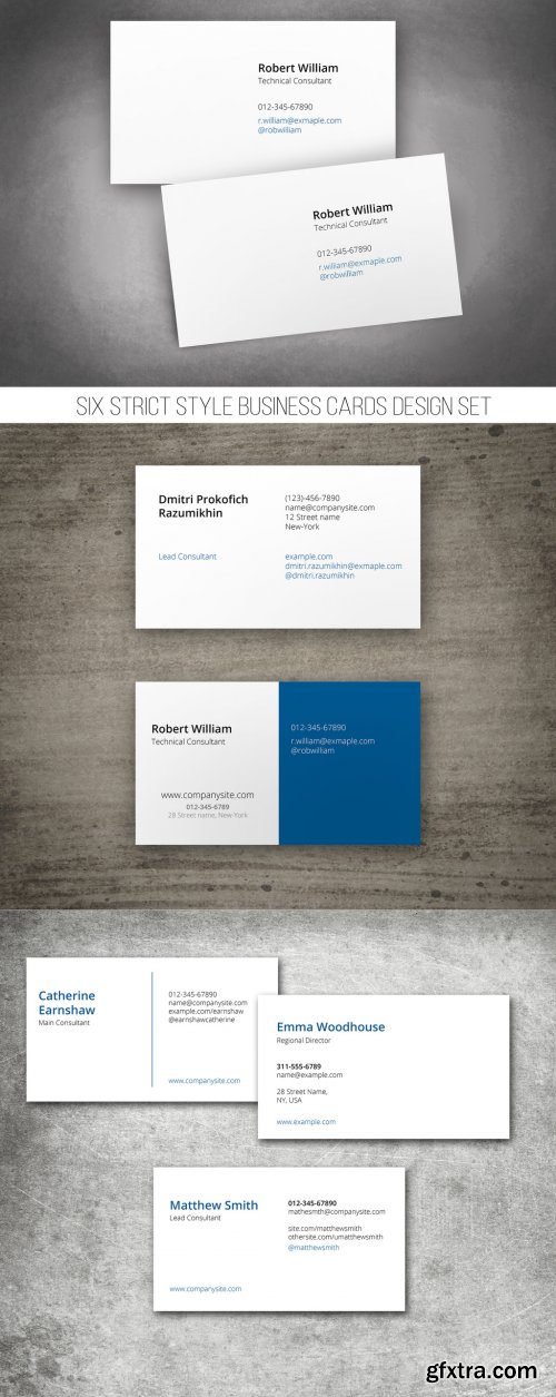 Strict Design Business Cards 391567795