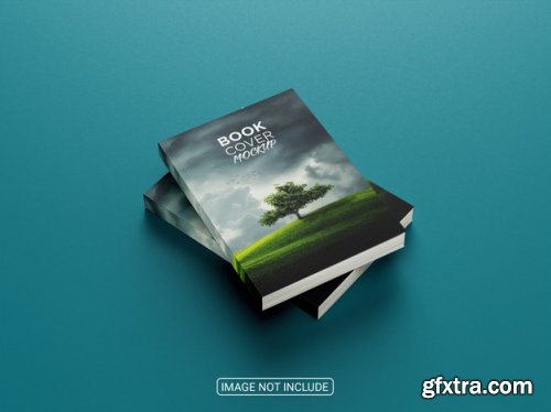 Realistic amazing book cover mockup