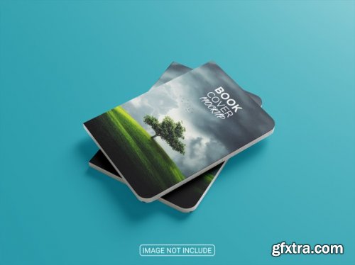 Realistic amazing book cover mockup