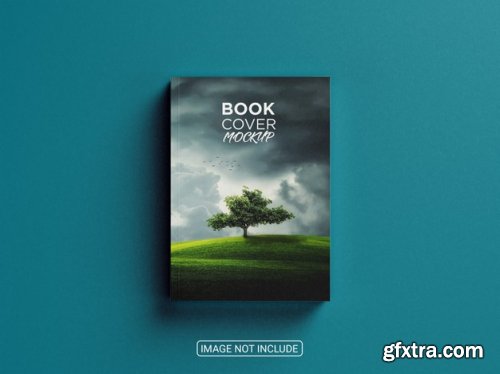 Realistic amazing book cover mockup