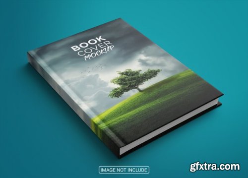 Realistic amazing book cover mockup