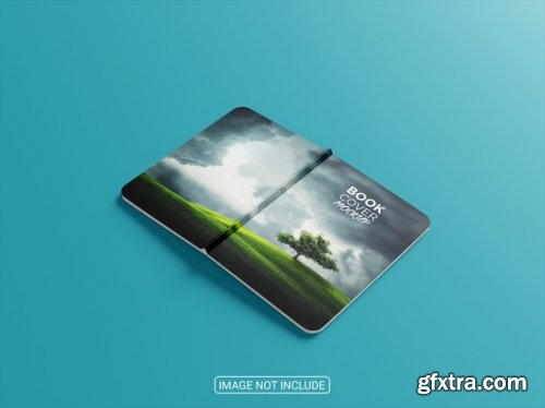 Realistic amazing book cover mockup