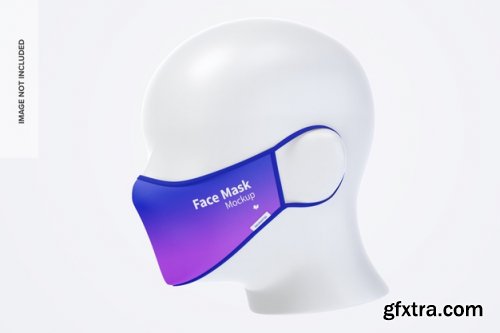 Face mask mockup