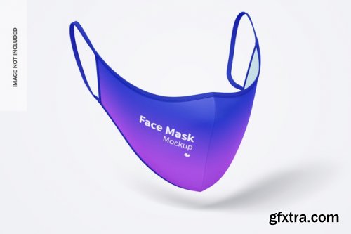 Face mask mockup