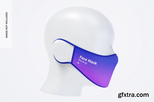 Face mask mockup