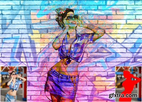 CreativeMarket - Street Art Photoshop Action 5351422