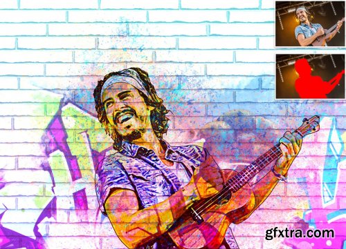 CreativeMarket - Street Art Photoshop Action 5351422