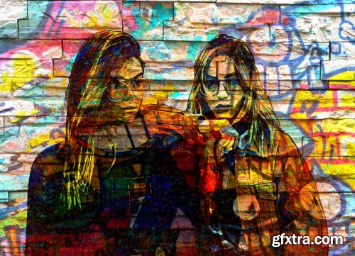 CreativeMarket - Street Art Photoshop Action 5351422