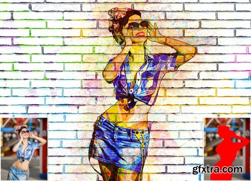 CreativeMarket - Street Art Photoshop Action 5351422