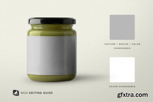 CreativeMarket - Organic Baby Food Packaging Mockup 4792961