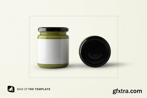 CreativeMarket - Organic Baby Food Packaging Mockup 4792961