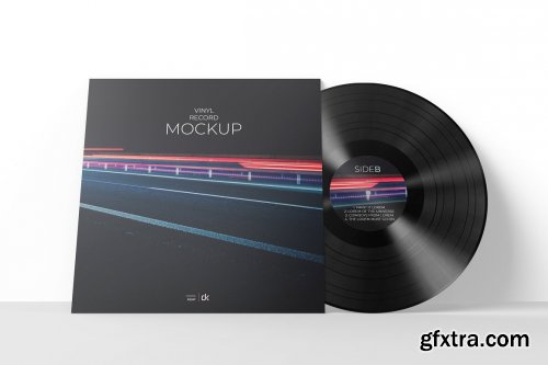 CreativeMarket - Vinyl Record Mockup 3 5392882