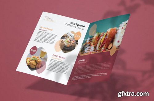 Asian Restaurant - Bifold Brochure