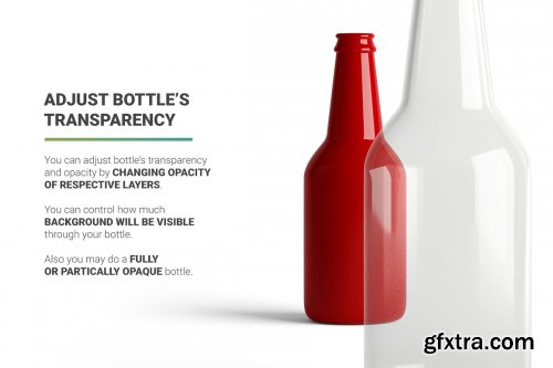 CreativeMarket - Beer Bottle Mockup 5013899