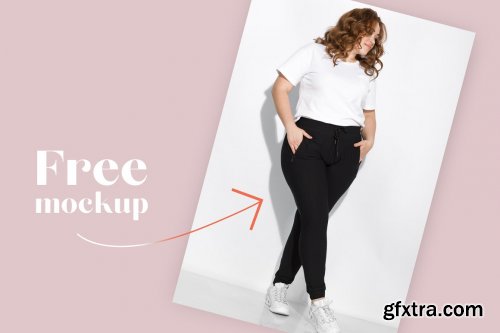 CreativeMarket - Plus Size Woman Fashion Mockups 5002907