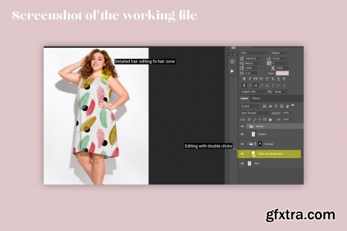 CreativeMarket - Plus Size Woman Fashion Mockups 5002907