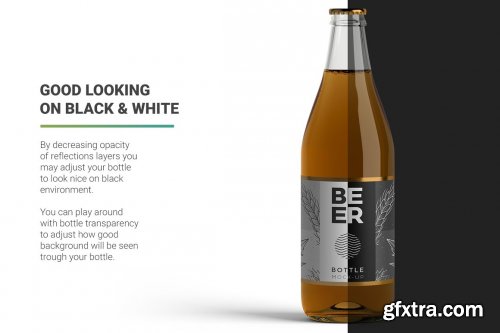 CreativeMarket - Beer Bottle Mockup 5026143