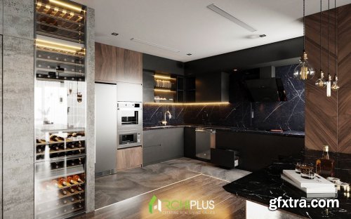 Interior Kitchen – Livingroom By Hoang Nguyen