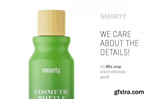 CreativeMarket - Matt cosmetic bottle mockup 4817004