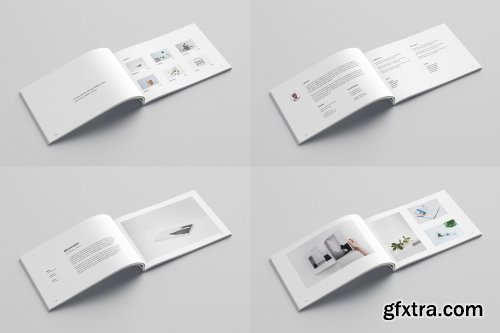 CreativeMarket - Minimal A5 Portfolio 4894648