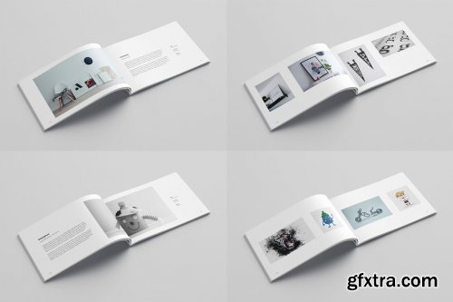 CreativeMarket - Minimal A5 Portfolio 4894648