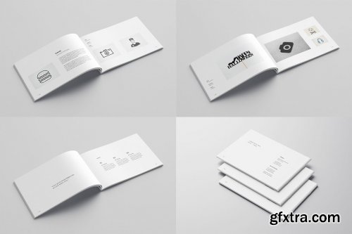 CreativeMarket - Minimal A5 Portfolio 4894648