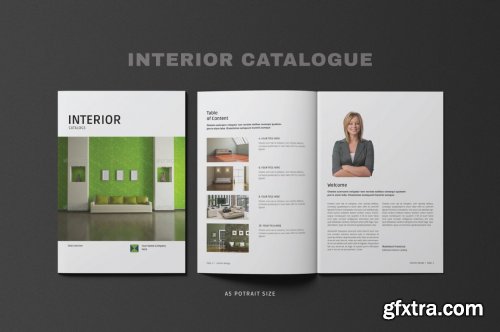 CreativeMarket - A5 Interior Catalogue 4435579