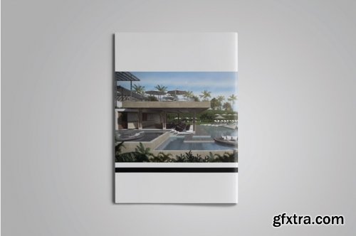 CreativeMarket - A5 Real Estate Catalogue / Brochure 4895726