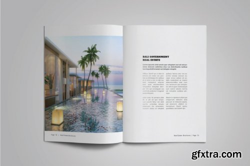 CreativeMarket - A5 Real Estate Catalogue / Brochure 4895726